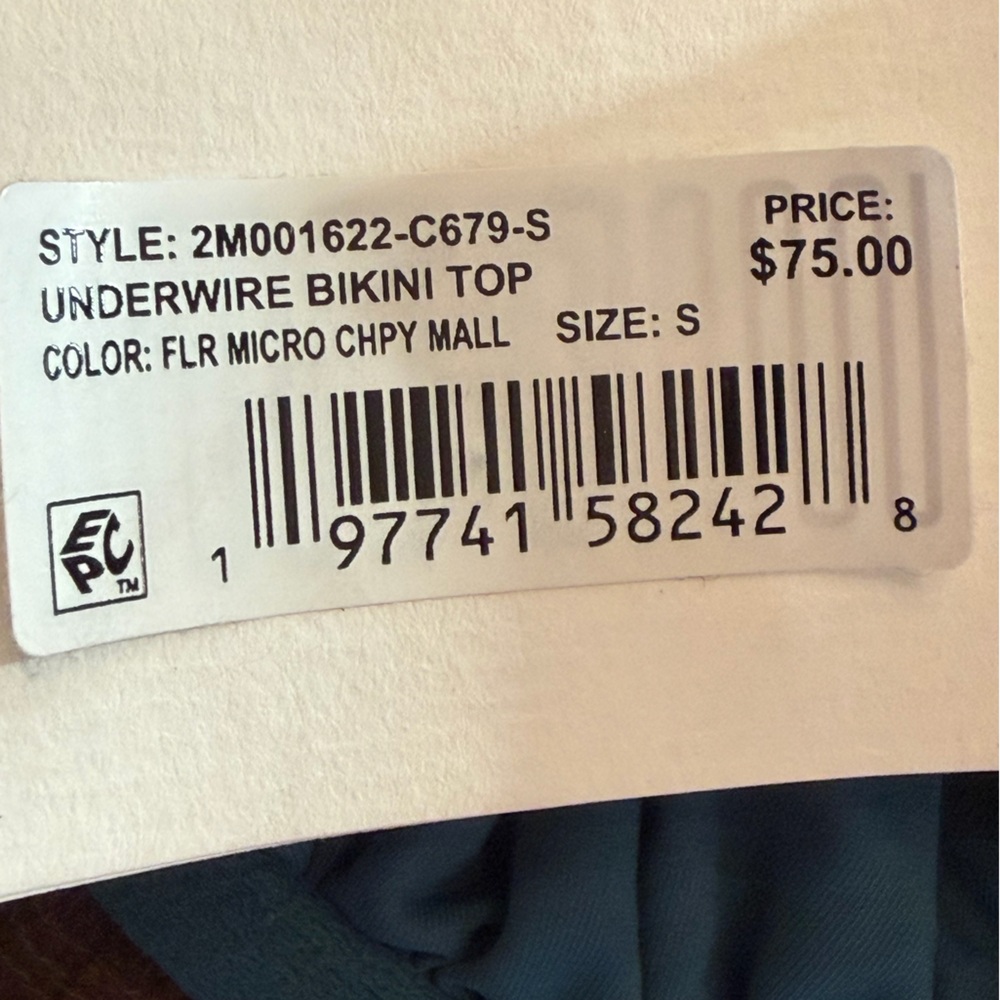Vineyard Vines Bikini Underwire Bikini High Waist Bottom Size Small/Medium NWOT - Picture 6 of 6